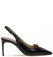 Sandały na obcasie MALONE SOULIERS czarne