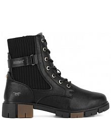 Botki Mustang czarne damskie