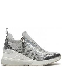 Sneakersy MICHAEL Michael Kors srebrne damskie