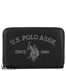 Portfel U.S. Polo Assn. czarny damski