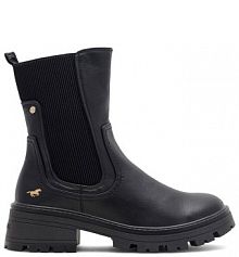 Botki Mustang czarne damskie