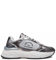 Sneakersy KARL LAGERFELD srebrne damskie