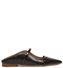 Klapki MALONE SOULIERS brązowe damskie