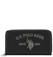 Portfel U.S. Polo Assn. czarny damski