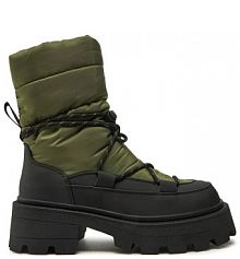 Botki ONLY Shoes zielone damskie