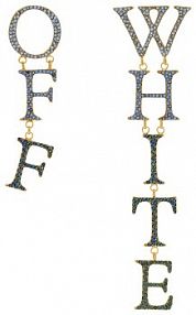 Kolczyki Off-White złote White