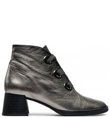 Botki na obcasie Hispanitas srebrne