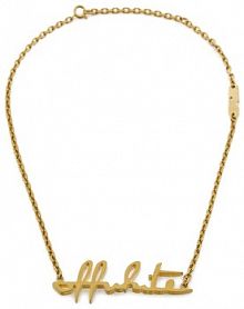 Naszyjnik Off-White złoty White