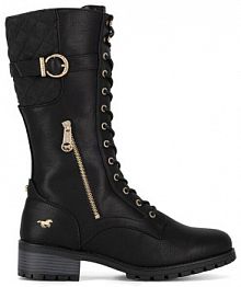 Klapki eleganckie Mustang czarne