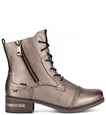 Botki Mustang złote damskie