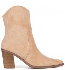 Botki na obcasie Jenny Fairy beżowe