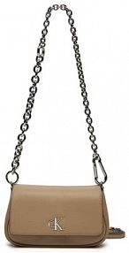 Torebka wieczorowa Calvin Klein Jeans beżowa