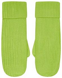 Rękawiczki Pieces zielone damskie