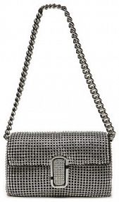 Torebka wieczorowa Marc Jacobs srebrna
