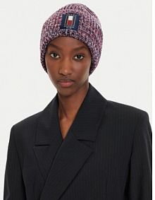 Czapka zimowa Tommy Hilfiger kolorowa damska