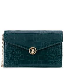 Torebka wieczorowa U.S. Polo Assn. zielona