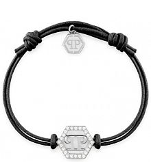 Bransoletka PHILIPP PLEIN czarna