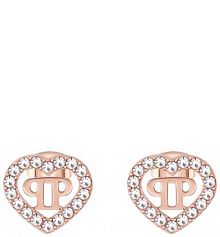 Kolczyki PHILIPP PLEIN różowe