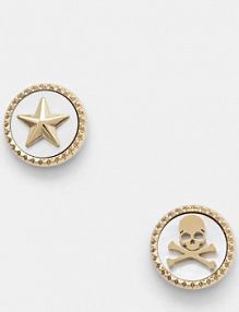 Kolczyki Philipp Plein  złote PJ2EA07EU