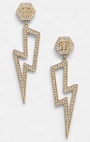 Kolczyki Philipp Plein  złote PJ7EA02EU