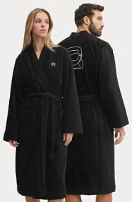 Szlafrok Karl Lagerfeld  czarny damski A1W45016