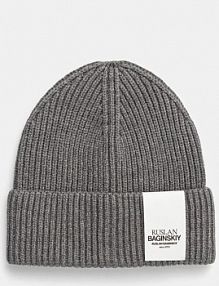 Czapka zimowa RUSLAN BAGINSKIY  szara damska BN031.VWNE