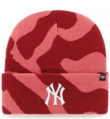 Czapka zimowa 47 brand  czerwona damska B.FRFMK17ACE.