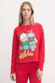 Piżama United Colors of Benetton  czerwona damska 3DKE3M06L