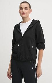 Bluza rozpinana United Colors of Benetton  czarna damska 31NB3M06U
