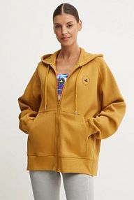 Bluza rozpinana adidas by stella mccartney  brązowa damska JF6335