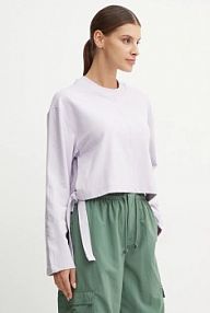 Bluza przez głowę adidas performance  fioletowa IX0474