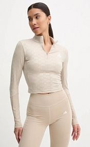 Bluza przez głowę adidas performance  beżowa IX3201