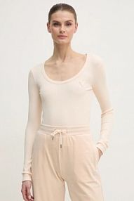 Longsleeve Guess  beżowy damski V4BP07.K8RT2