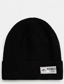 Czapka zimowa Fiorucci  czarna damska U01FPAHA216KN
