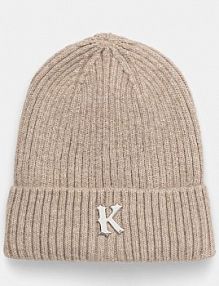 Czapka zimowa Karl Kani  beżowa damska 70200021