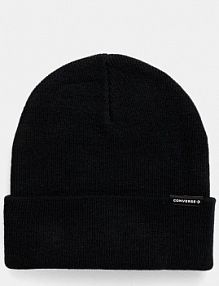 Czapka zimowa Converse  czarna damska 10027532.A07