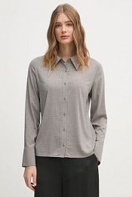 Koszula z długim rękawem Sisley  szara 5MNPLQ083