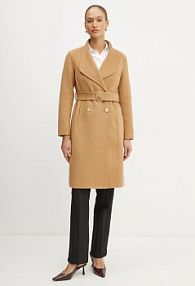 Płaszcz Liu Jo  beżowy damski WF4060.T4627