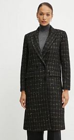 Płaszcz Twinset  czarny damski 242TT2151