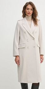 Płaszcz Sisley  beżowy damski 2A8GLN04Q