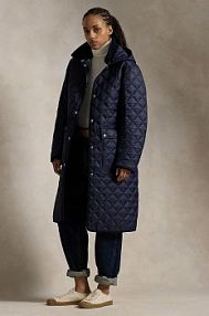 Płaszcz Polo Ralph Lauren  granatowy damski 211941002