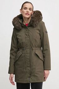 Parka DKNY  zielona DLEMPT22