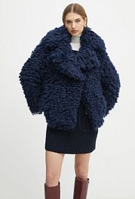 Kurtka przejściowa Luisa Spagnoli  granatowa damska 58556