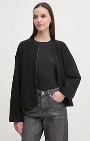 Bluza rozpinana United Colors of Benetton  czarna damska 36G1D500M