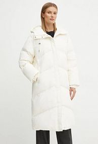 Kurtka puchowa Boss Orange  beżowa damska 50535645