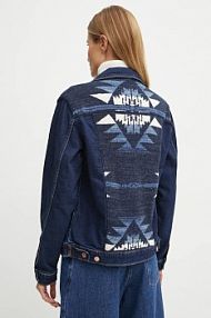 Kurtka jeansowe Guess  granatowa damska W4BN71.D5GN5