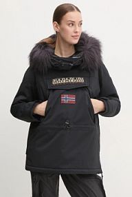 Kurtka puchowa Napapijri  czarna damska NP0A4I5F0411