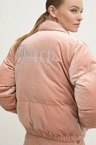 Kurtka puchowa Juicy Couture  brązowa damska JCOIJ224556.6