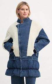 Kurtka przejściowa K+LUSHA  niebieska damska KLW09001DF132