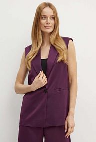 Kamizelka Max&Co.  fioletowa damska 2426156011200